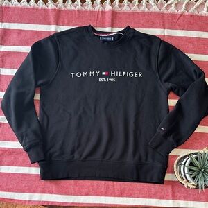 Tommy Hilfiger Black Crewneck Sweater Men’s Small